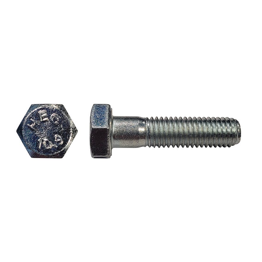 16x45 AS1110 High Tensile 10.9 Hex Bolt ZP