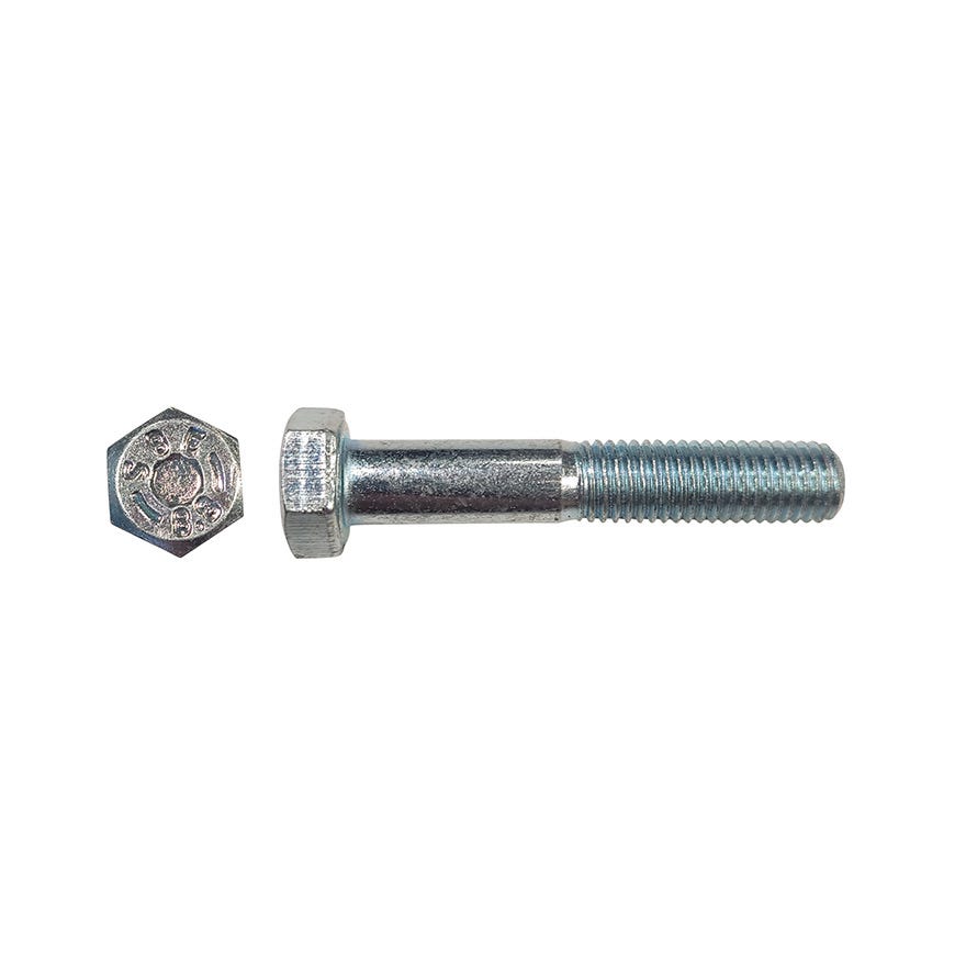 7x40 (1.00) DIN 931 High Tensile 8.8 Coarse Hex Bolt ZP