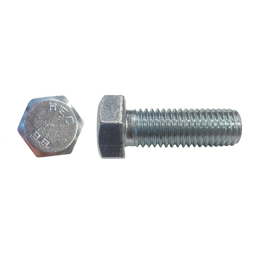 14x25 (2.00) AS1110 High Tensile 8.8 Coarse Hex Bolt ZP