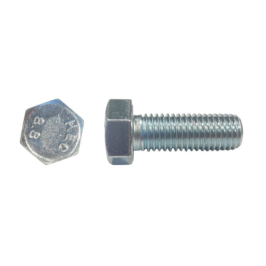 18x40 (2.50) AS1110 High Tensile 8.8 Coarse Hex Bolt ZP