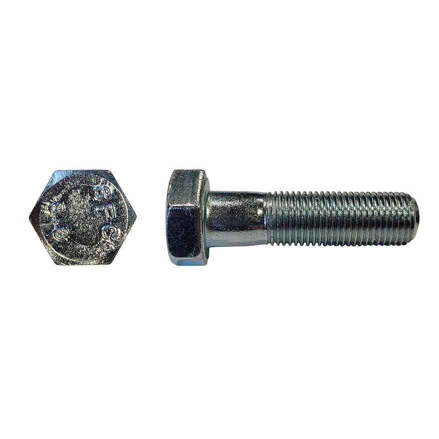 10x80 (1.25) AS1110 High Tensile 8.8 Fine Hex Bolt ZP