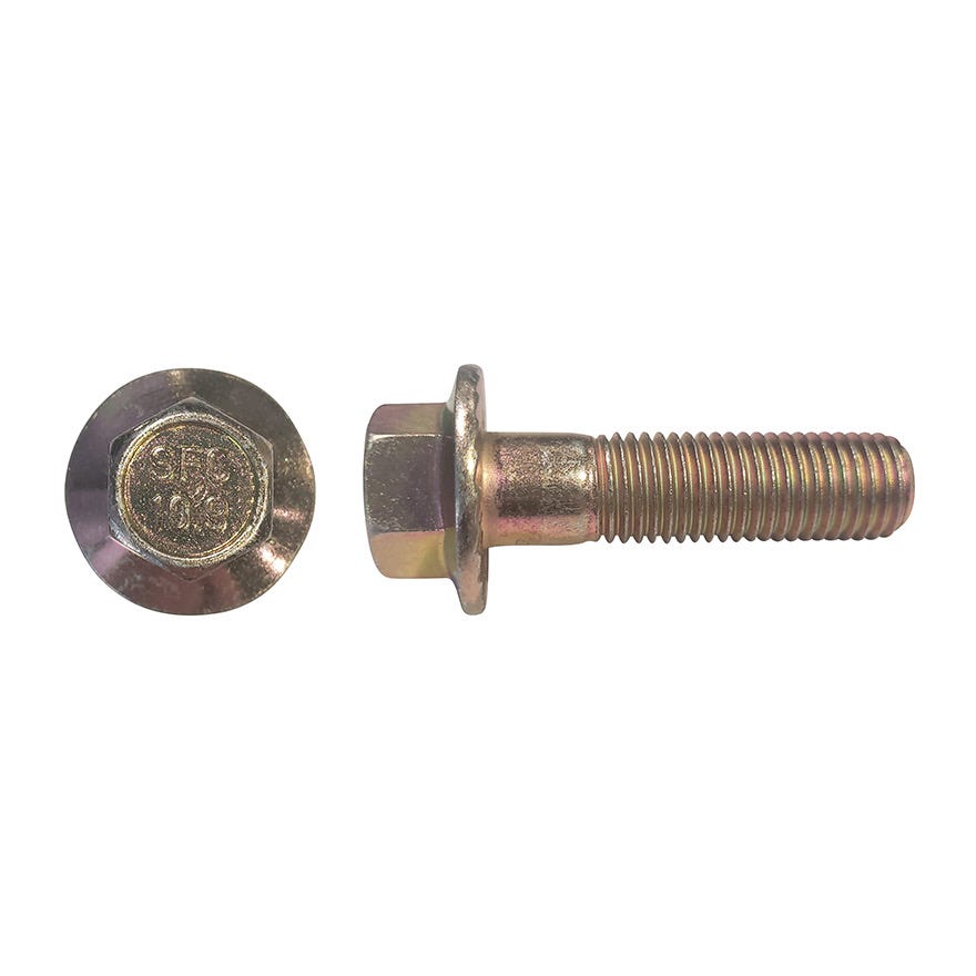 10x50 (1.25) High Tensile 10.9 Flange Bolt ZP (14AF)