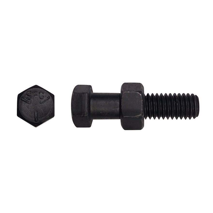 1/2x2 High Tensile Unc Grade 8 Bolt & Nut Black
