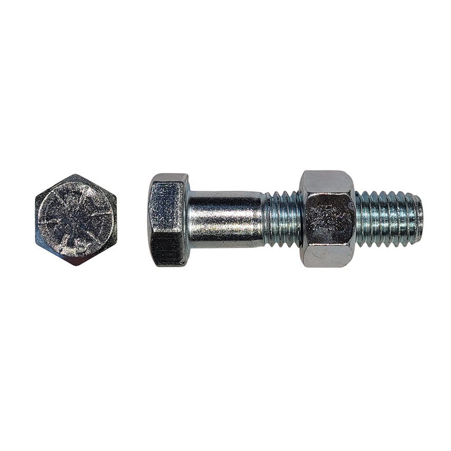 7/8x5 1/2 High Tensile Unf Grade 8 Bolt & Nut ZP