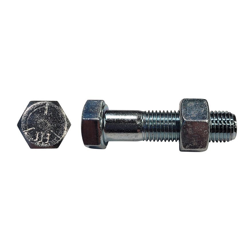1/4x1 3/4 High Tensile Unf Grade 5 Bolt & Nut ZP