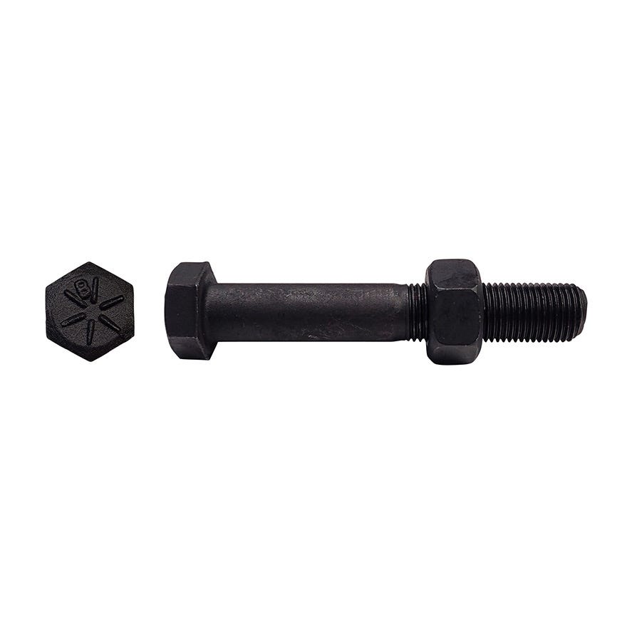 1/2x1 3/4 High Tensile Unf Grade 8 Bolt & Nut Black
