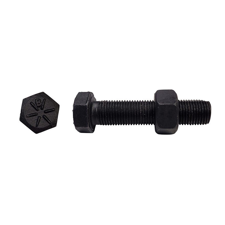 1/2x3/4 High Tensile Unf Grade 8 Bolt & Nut Black