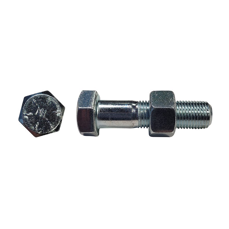 1/2x2 High Tensile Unf Grade 8 Bolt & Nut ZP