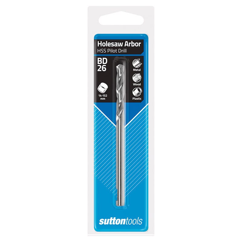 6.3 x 104mm HSS Sutton Pilot Drill Long (BD26)