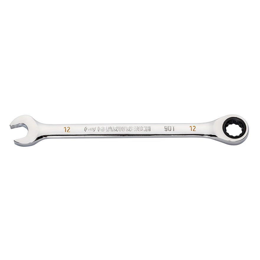 12mm 90-Tooth 12 Point Ratcheting Combination Wrench