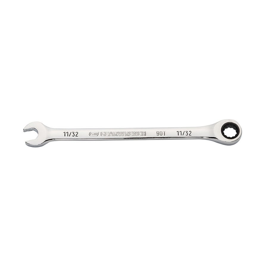 11/32" 90-Tooth 12 Point Ratcheting Combination Wrench