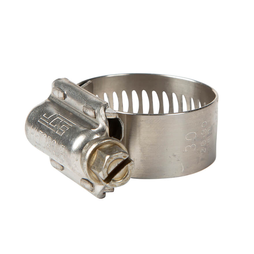 All S/S 304 JCS Hvy Duty Hi Torque Hose Clip (20-30mm)