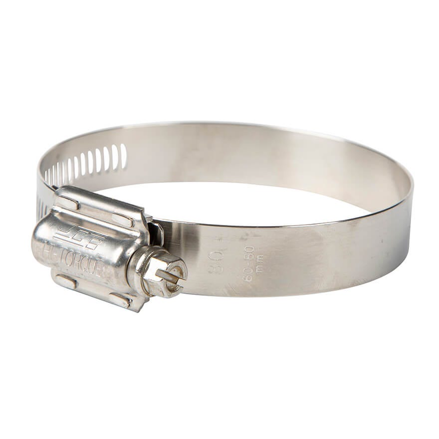 All S/S 304 JCS Hvy Duty Hi Torque Hose Clip (60-80mm)