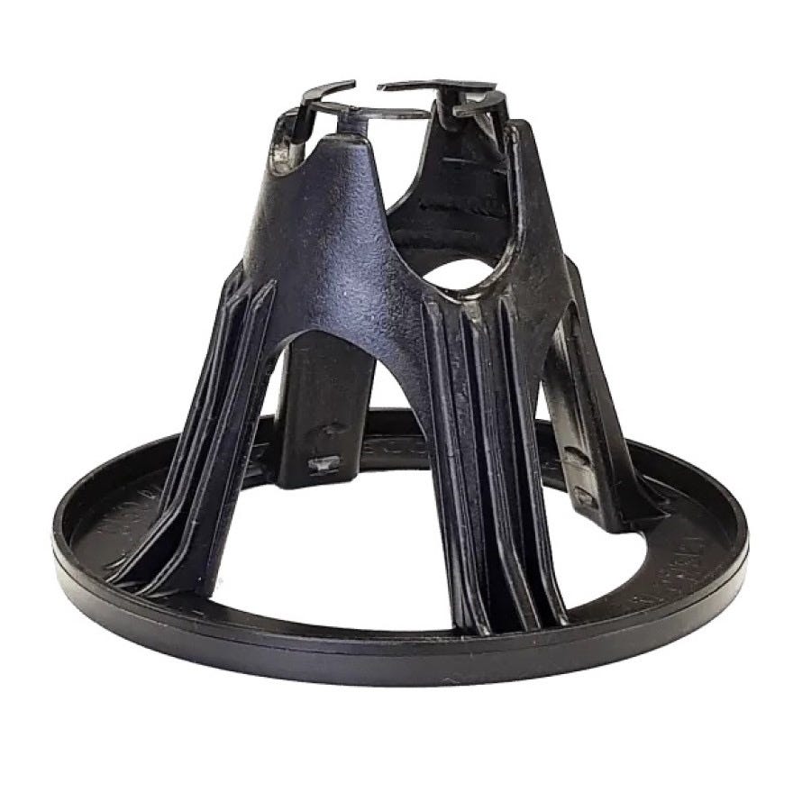 Black Plastic Ground (Bar) Chair 50mm & 65mm High Bars (100)