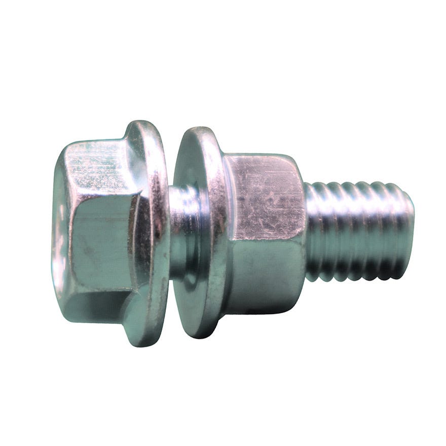 12x30 Mild Steel 4.8 Flanged Purlin Bolt & Nut ZP (18mm AF)