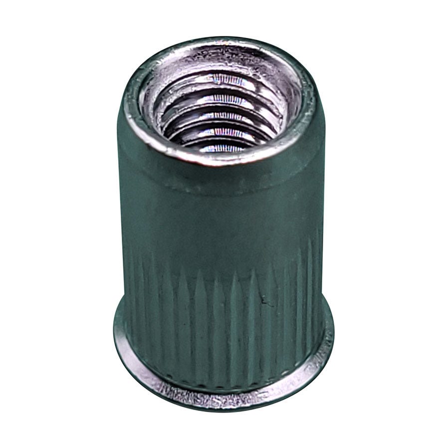 M6 Nutsert Splined (.5mm - 3mm Grip) 302 Stainless