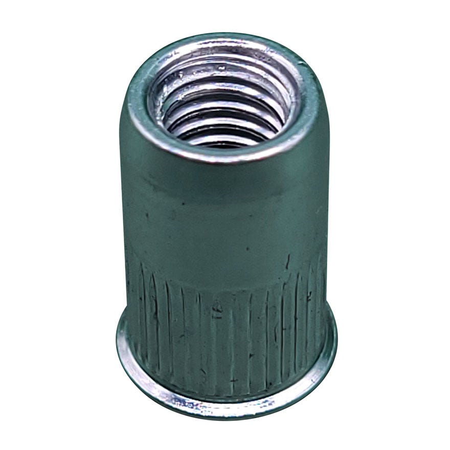 M3 Nutsert Splined (.5mm - 2mm Grip) Steel ZP