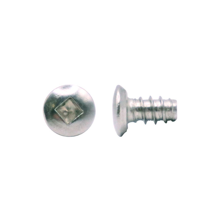 10Gx3/8 Oval #2 Square Type B Self Tapper 304 Stainless
