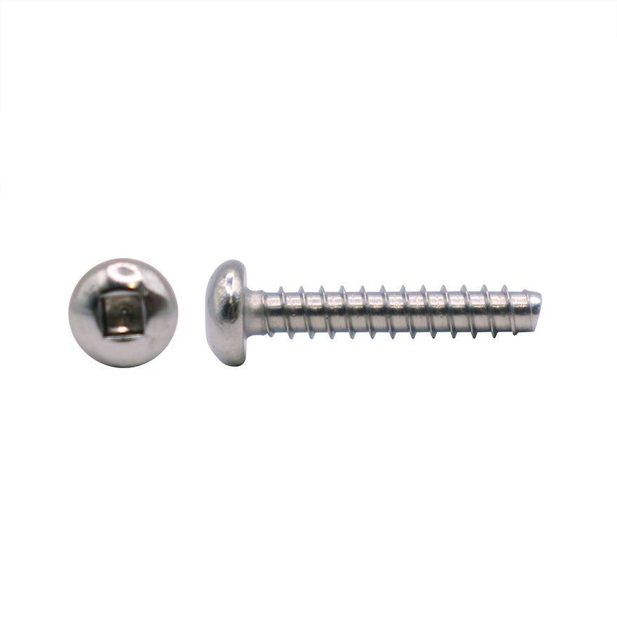 6Gx3/4 Pan #1 Square Type 25 Self Tapper 304 Stainless