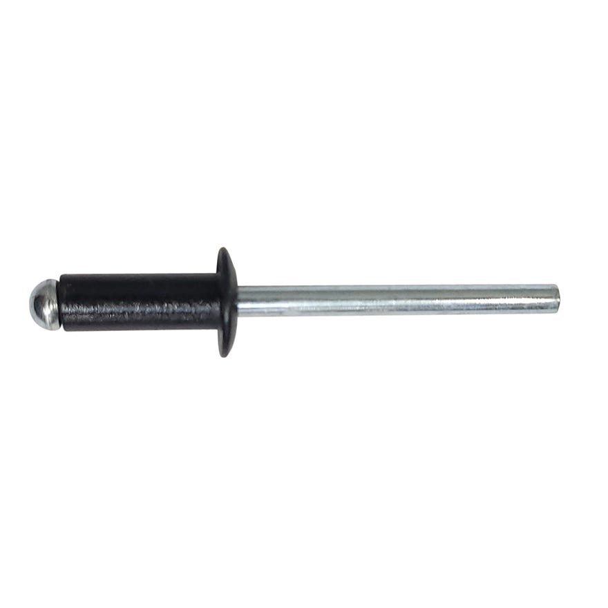 (435) AS4-3 Pan Head Rivet 3.2x3.2-4.8 Ebony