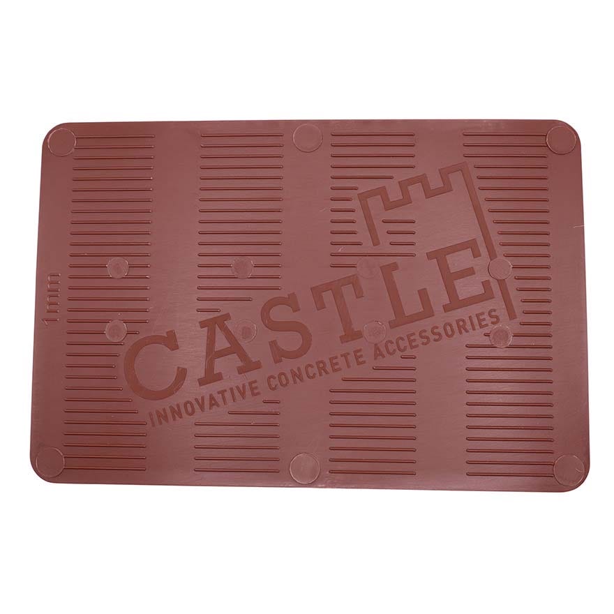 1mm Large Plastic Packing Shim Brown (150x100mm)