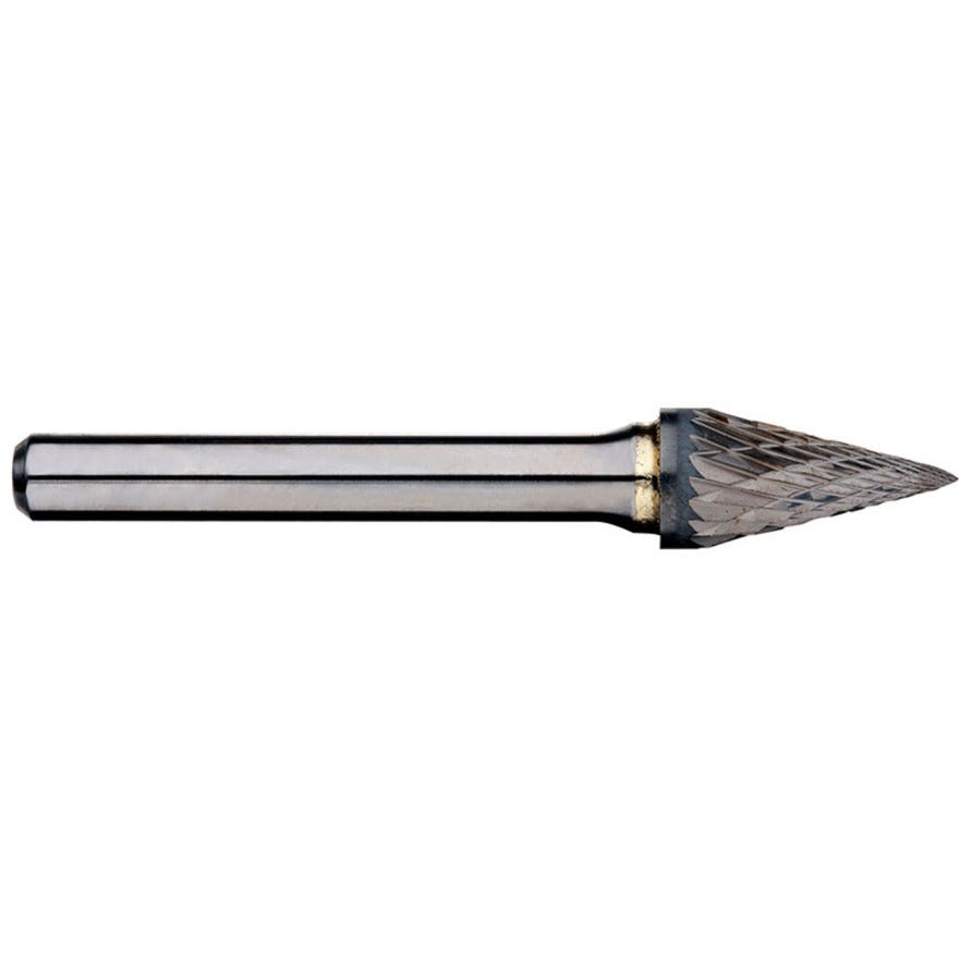 1/4 Pointed Cone Carbide Burr 1/4" shaft (SM-3MDC)