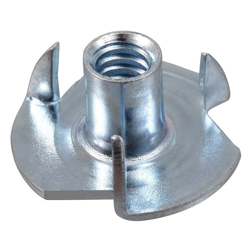 M6 Pronged Tee Nuts ZP