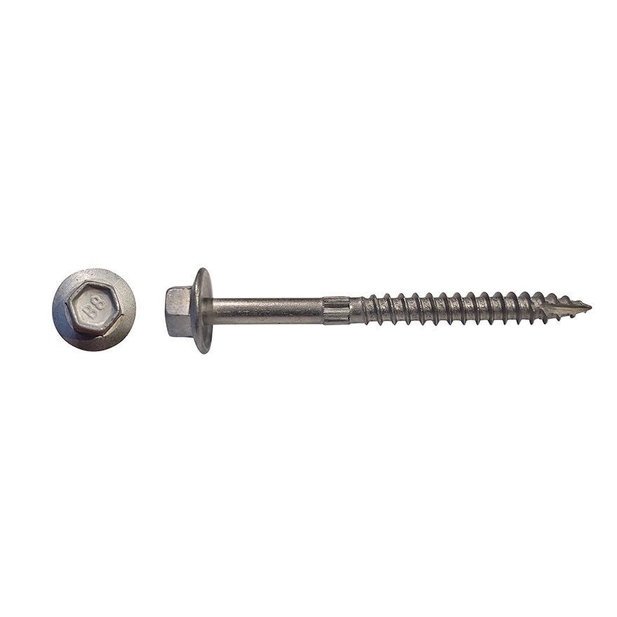 14G-11x65 Hex W/F Woodscrew type 17 B8