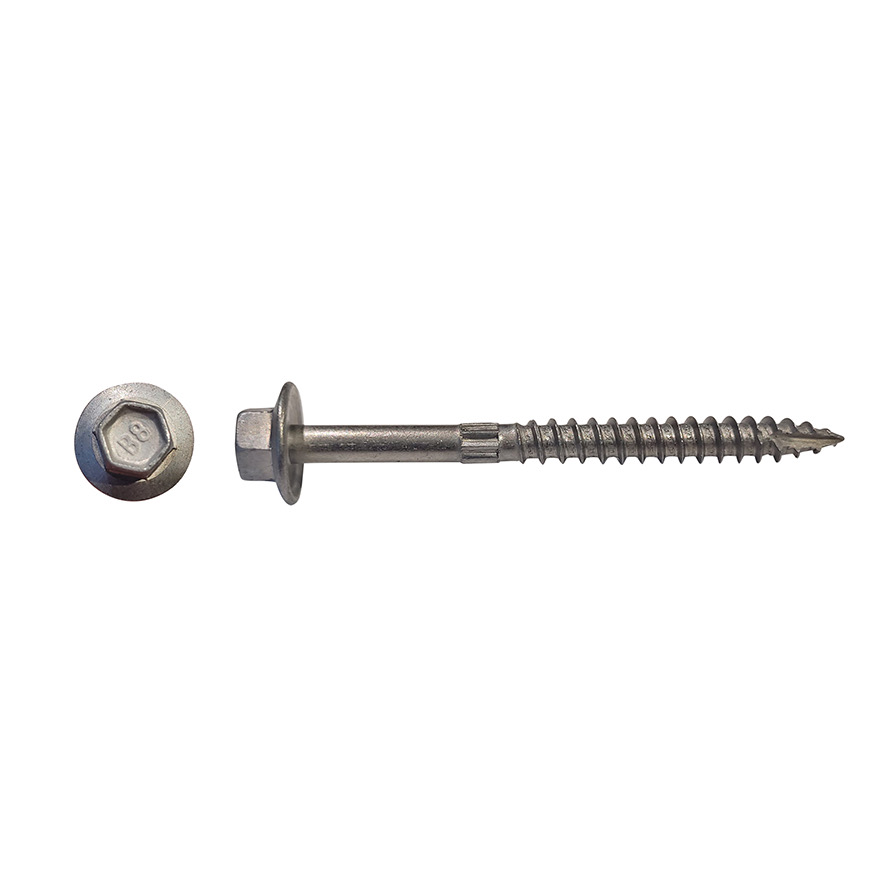 12G-11x65 Hex W/F Wood Screw Type 17 B8