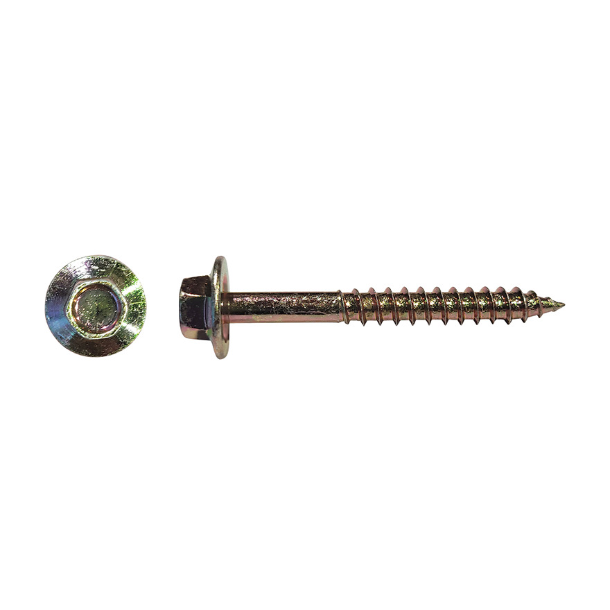 12G-11x25 Hex W/F Wood Screw Type 17 Class 2