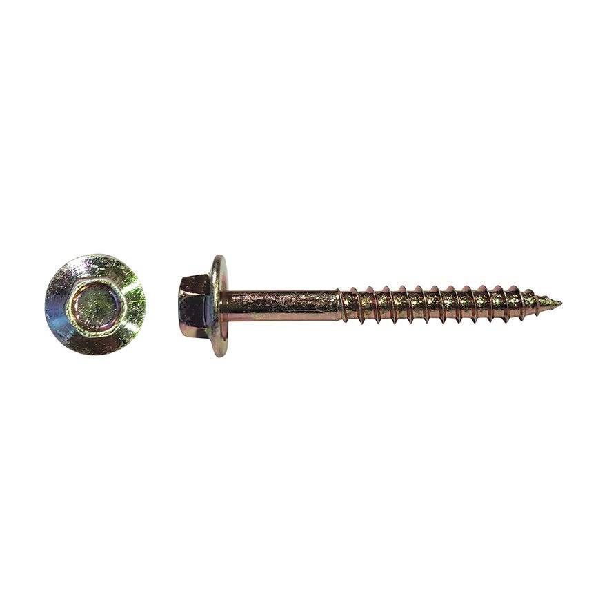 14G-10x75 Hex W/F Woodscrew Type 17 Class 2