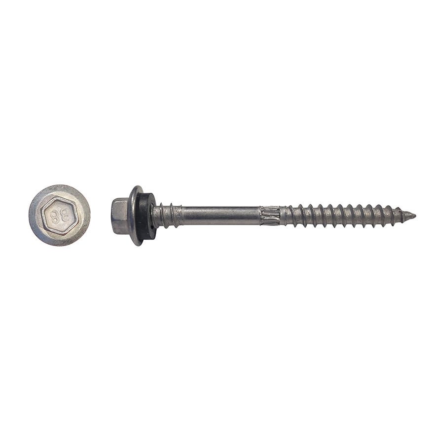 12G-11x50 Hex W/F Wood Screw Type 17 With Neo B8