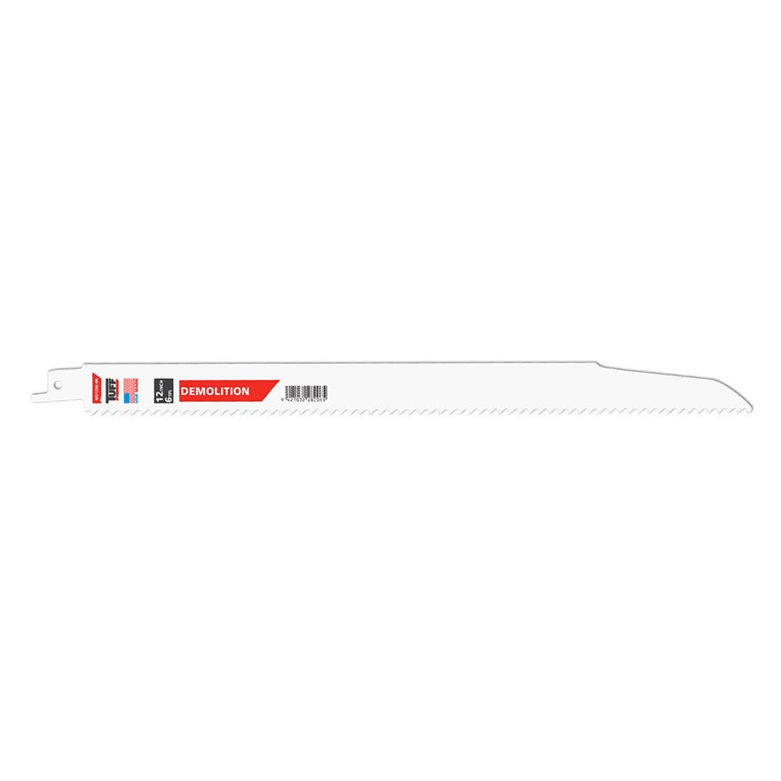 300mm TUFF Reciprocating Blade 12" x 6TPI Demolition