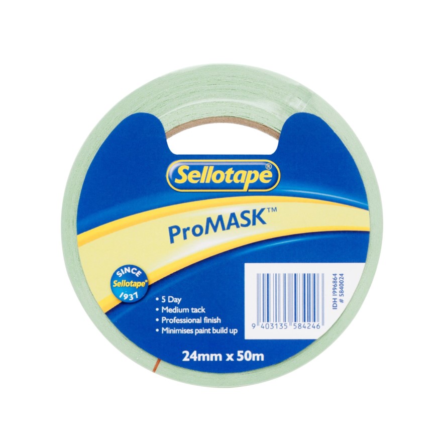 Sellotape Professional Green 5840 18mmx50m (Masking)