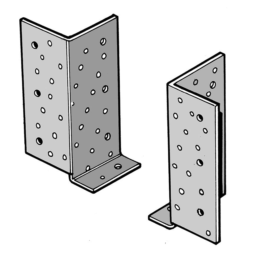 Split Hanger 220 Lumberlok (Pair Left + Right) UOM Per Pair Blacks ...