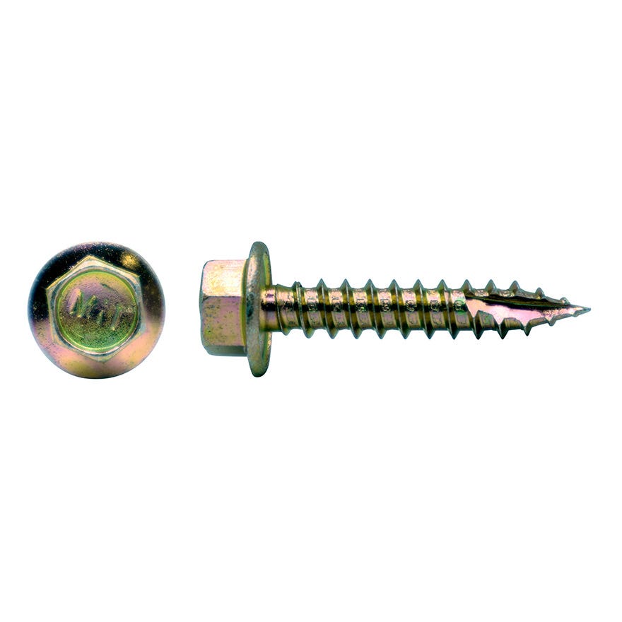 14G-10x35 Mitek Hex Head Type 17 Screws Electro Galvanised (SC3514EG)