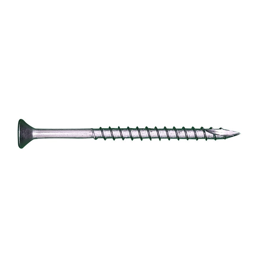 10Gx75 Surefast Type 17 W-screw (PT) Csk SQ 304 Stainless (No Nibs)
