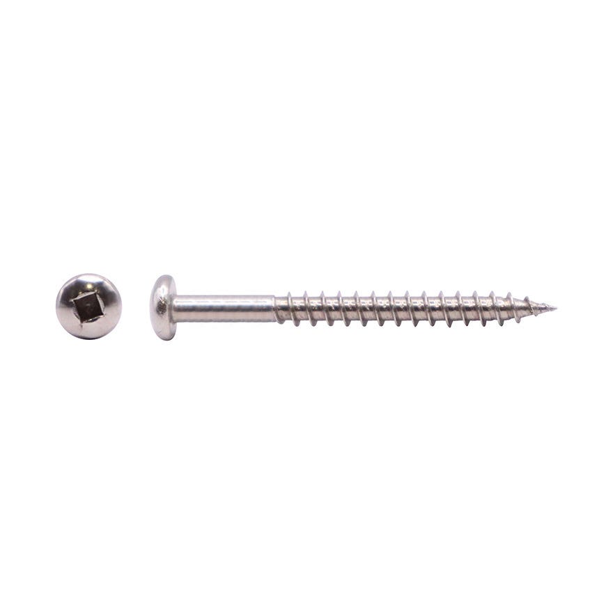 10Gx75 Surefast Woodscrew (PT) PAN #2 SQUARE 304 Stainless