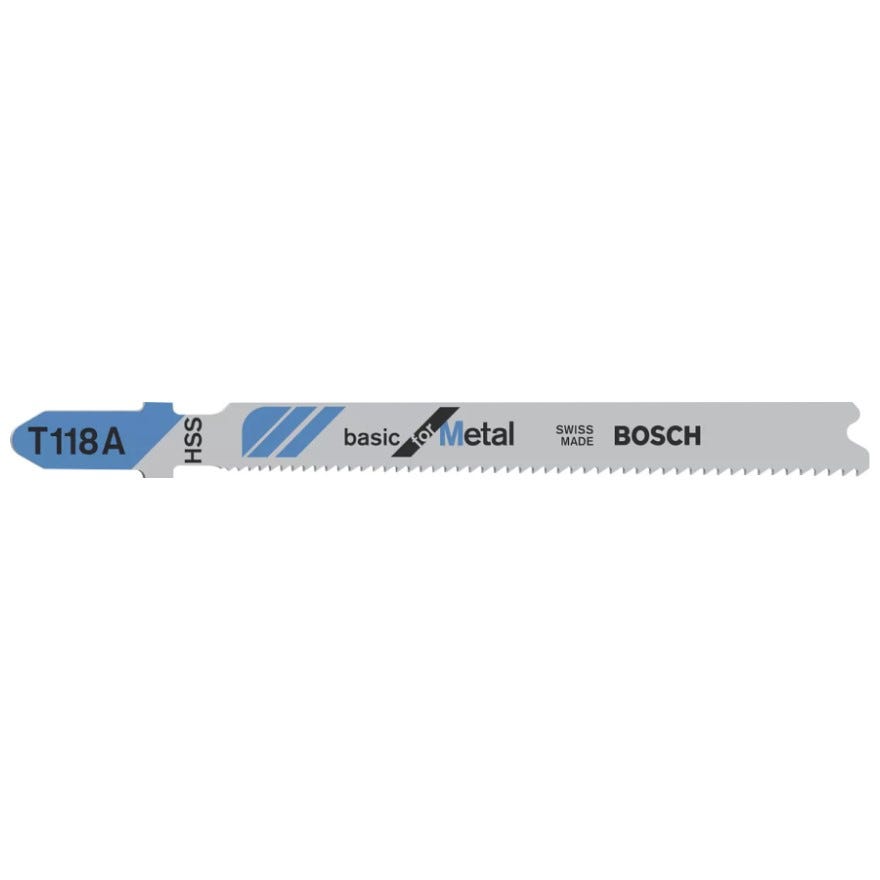 T-Shank Jigsaw Blade Basic for Metal (T118A - 5 Pack)