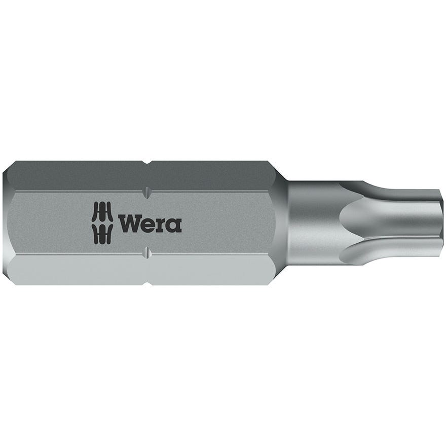 T25 x 25 Torx 1/4 Drive WERA Insert Bit (867/1 Z)