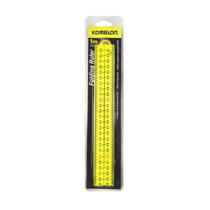 Komelon Builders Ruler Yellow Nylon