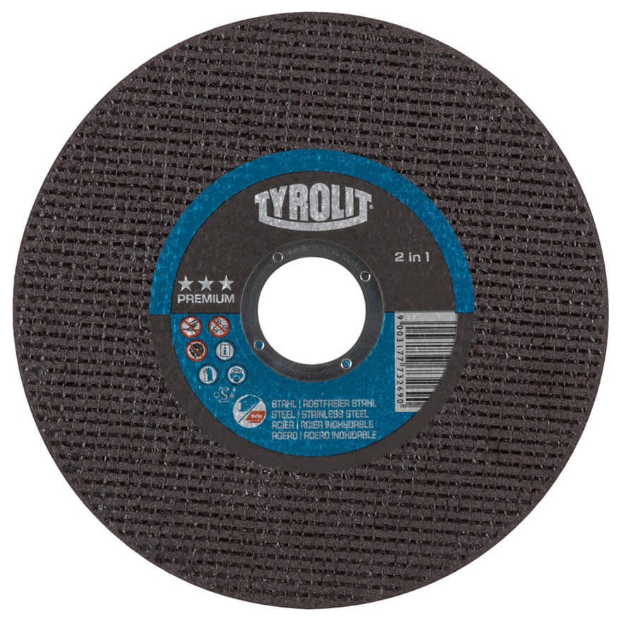 230x1.9x22 Tyrolit 2-In-1 Premium DPC Cutting Disc A46Q (34632002)