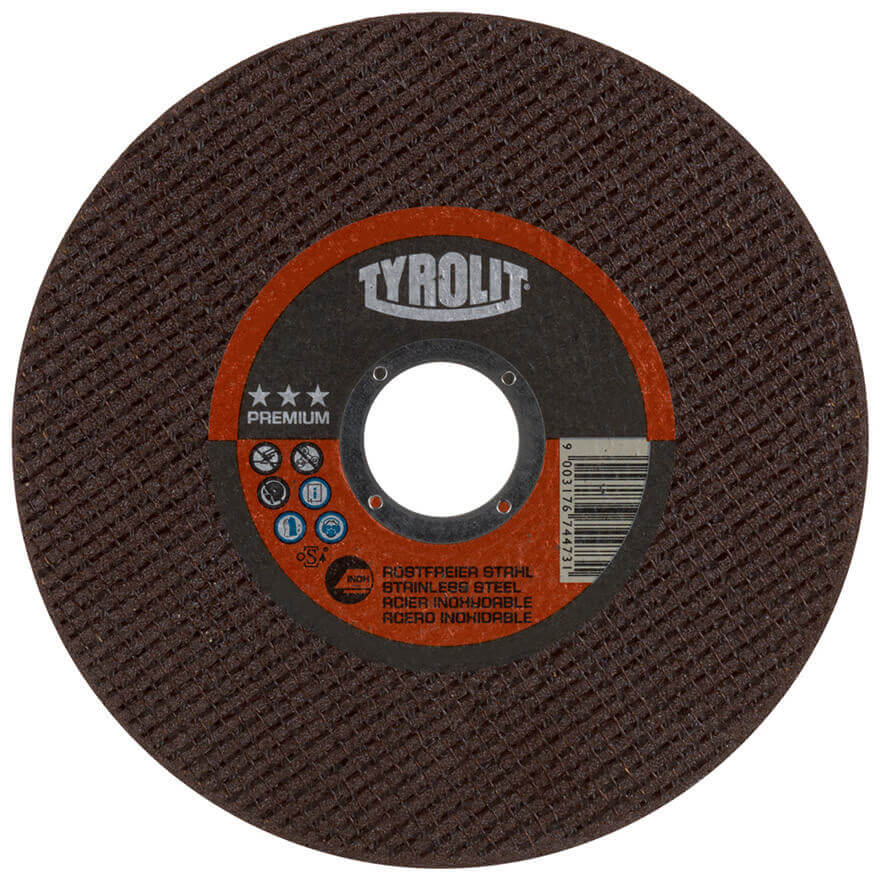 *EOL* 230x2.5x22 Tyrolit Inox Premium DPC Cutting Disc A30R (41511)