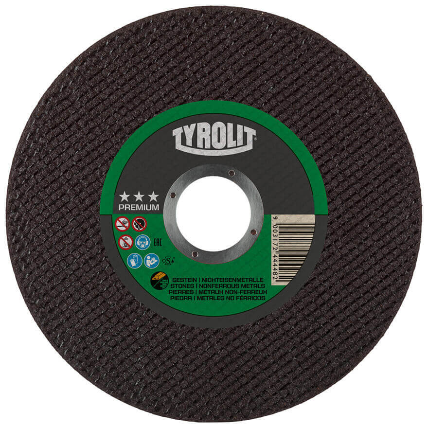 *EOL* 125x1.0x22 Tyrolit Multi Premium Flat Cutting Disc C60S (34332828)