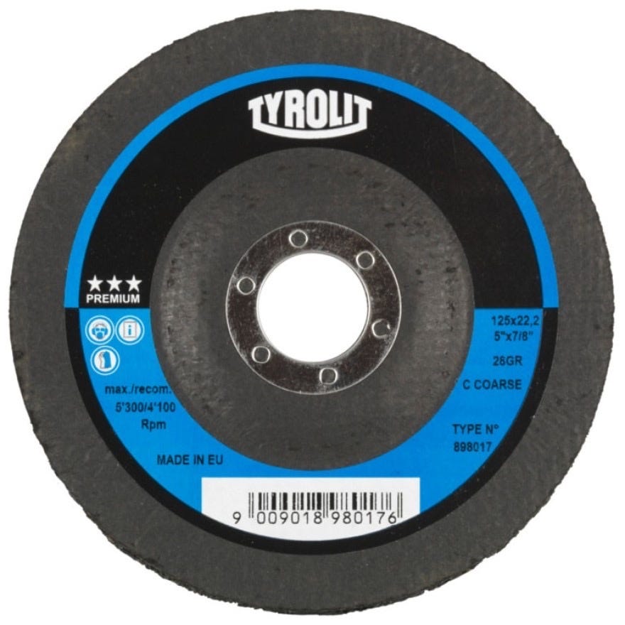 125x22 Tyrolit (Bibielle) Premium Cleaning Wheel Red Extra-Coarse (34547536)