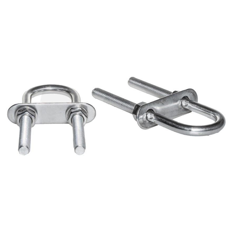 8x100 Stainless 304 U-Bolt (With Nut and Washer)