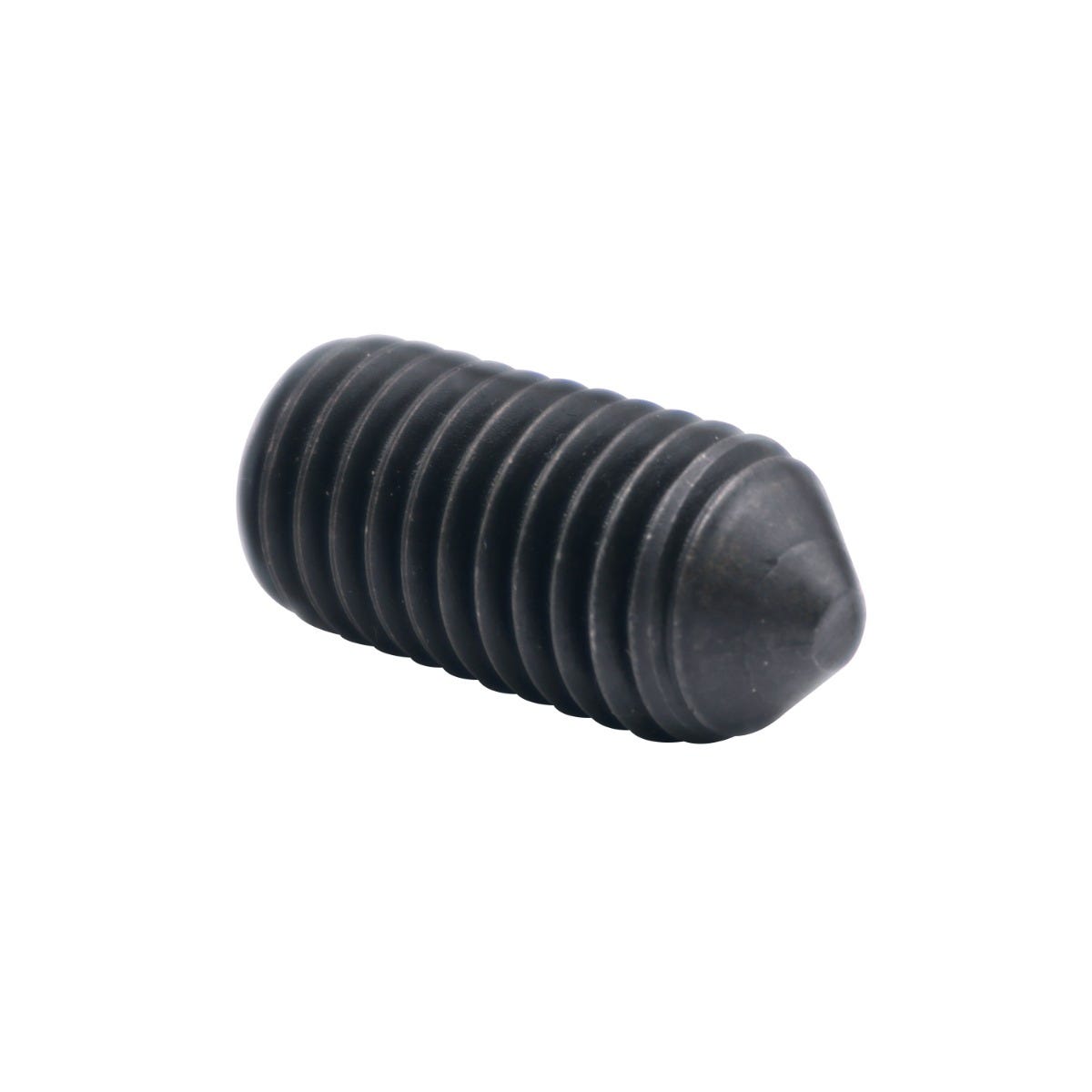 6x6 Grub Socket Screw Cone Point 14.9 Black