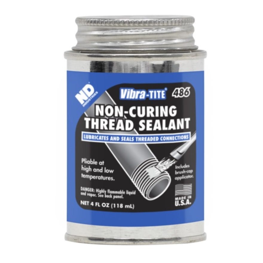 Vibra-Tite 486 Non-Hardening Thread Sealant (4oz) (118ml)