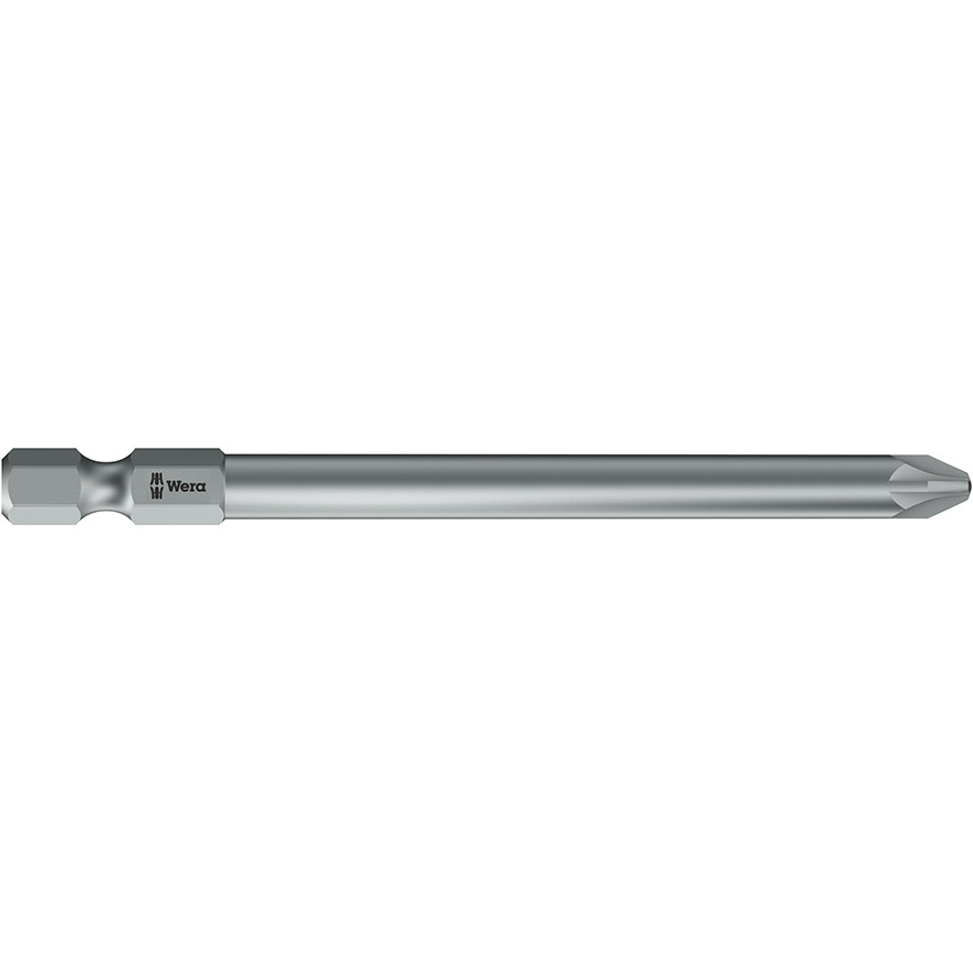#1 x 89 Pozi 1/4 Drive Stainless WERA Power Bit (3855/4)