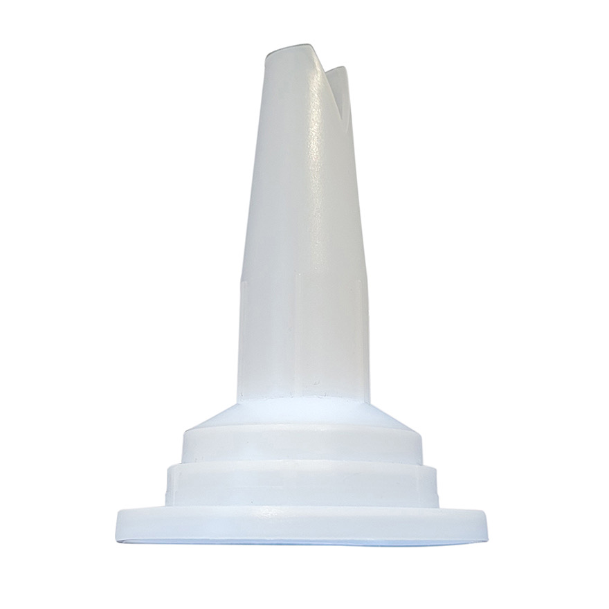 Wide Throat Sausage Nozzle Opaque